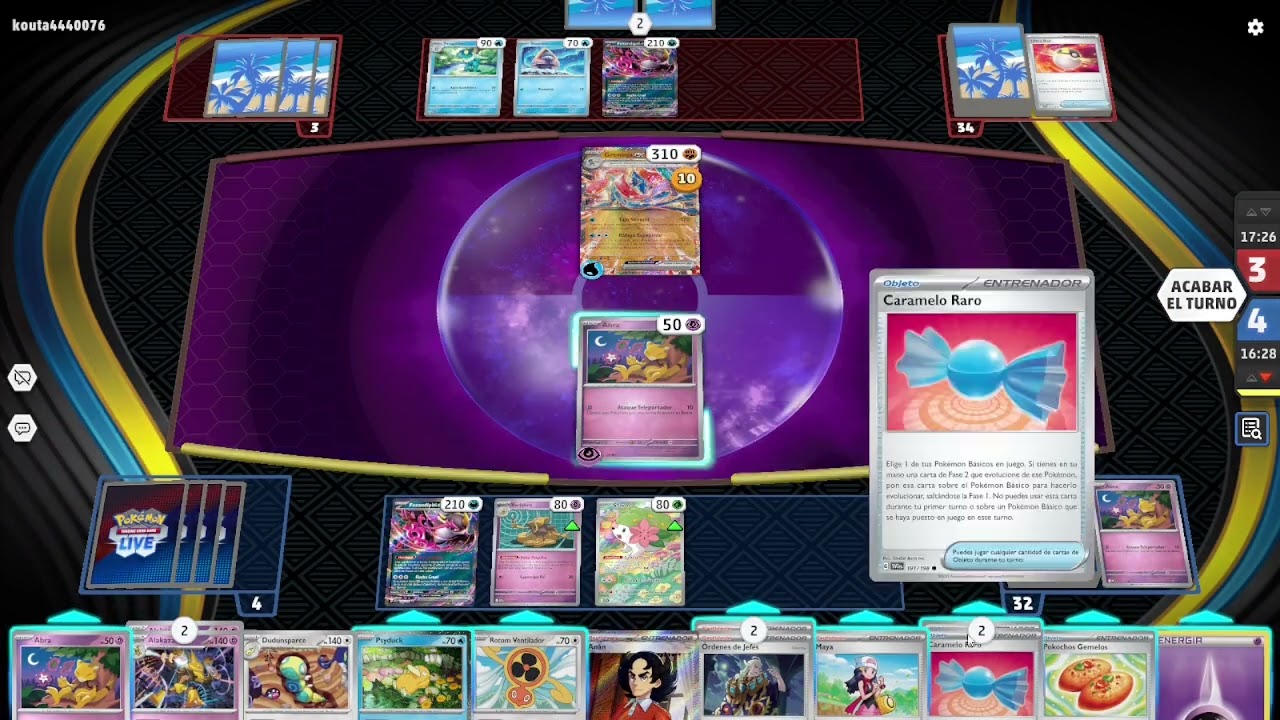 Alakazam VS Greninja ex POKÉMON TCG LIVE 2026
