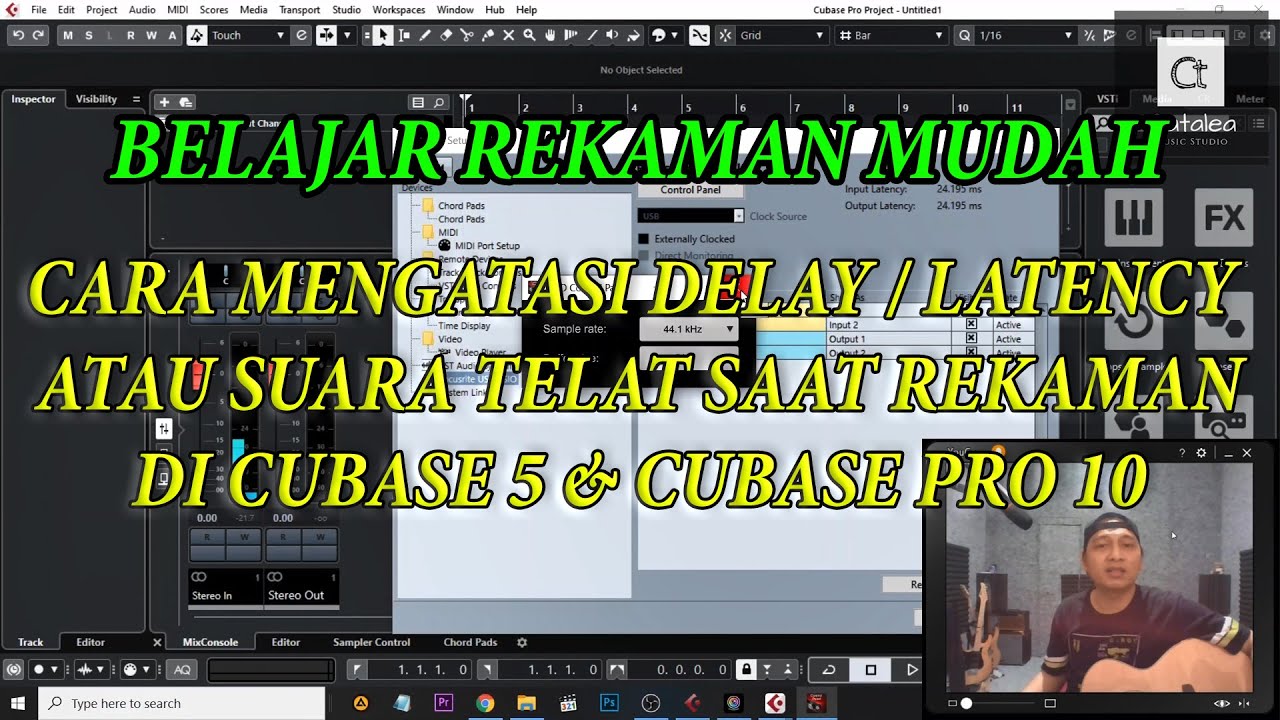Belajar Rekaman Mudah Cara Mengatasi Delay Latency Suara Telat Setting Soundcard Saat Recording