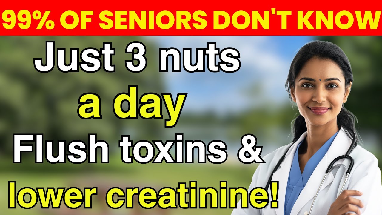 Over 65? 3 Kidney-Safe Nuts You MUST Eat and 3 You Should NEVER Touch! | Senior Nutrition