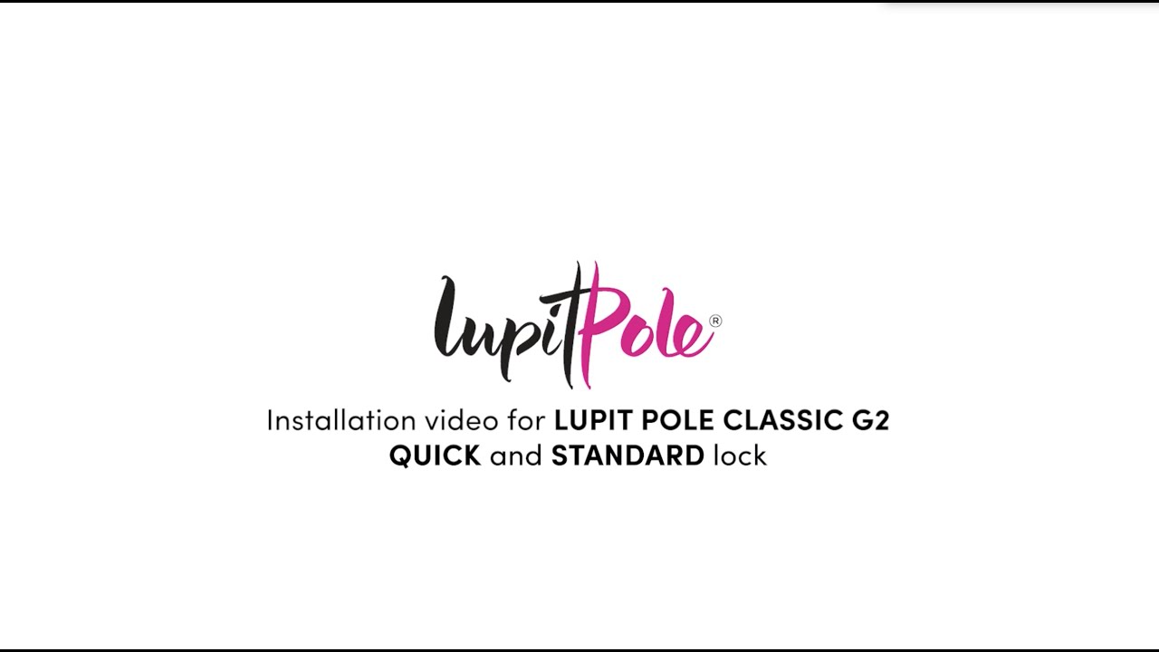 Видеоинструкция по установке быстросъемных и стандартных замков Lupit Pole Classic / Diamond G2.