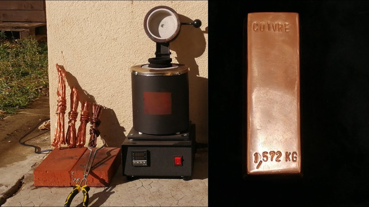Four Fusion Electrique VS Cuivre 1,6kg (Modèle 3KG, 1400W)