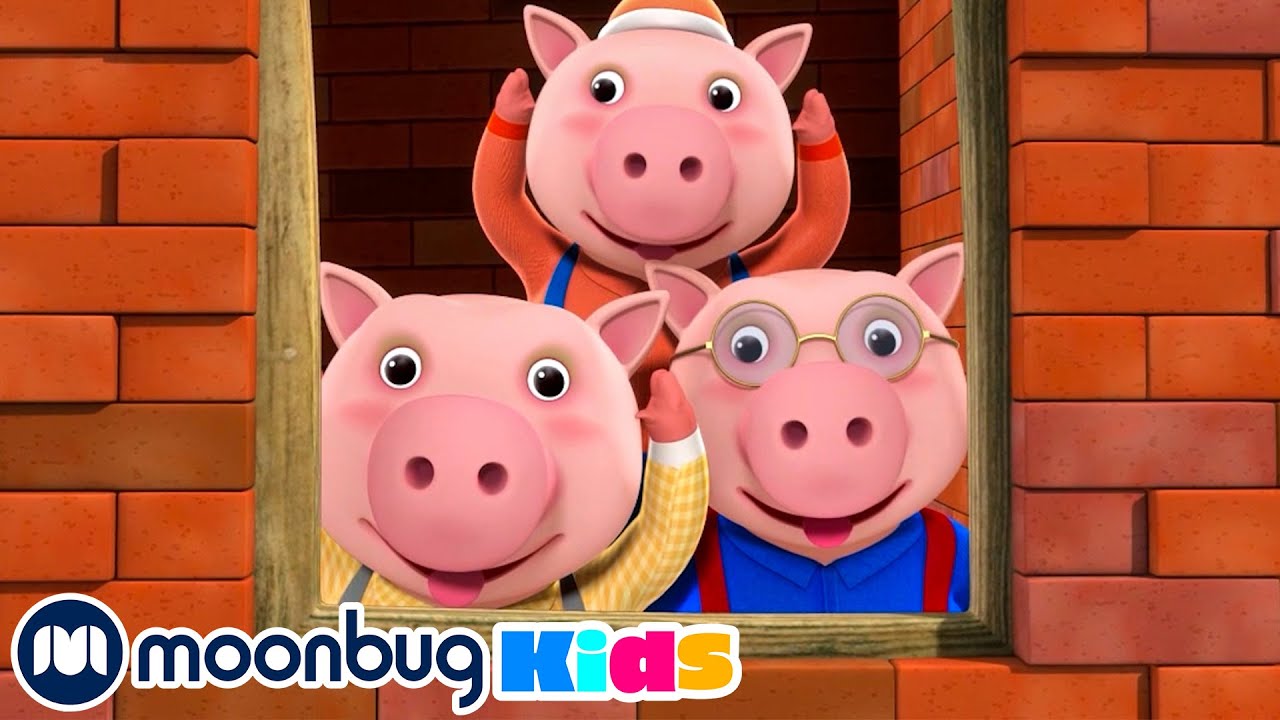 Los tres cerditos | LBB Canciones infantiles | Little Baby Bum Espa&ntilde;ol - Moonbug Kids