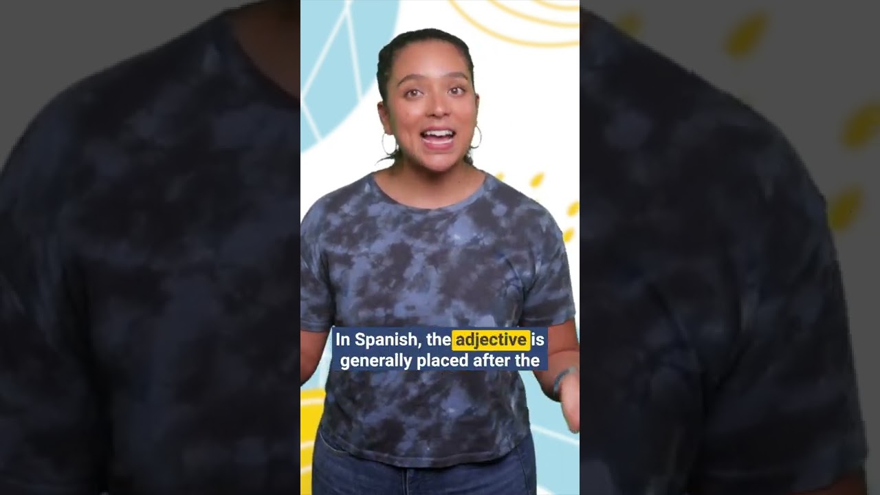 Spanish Tip - Word Order #Short