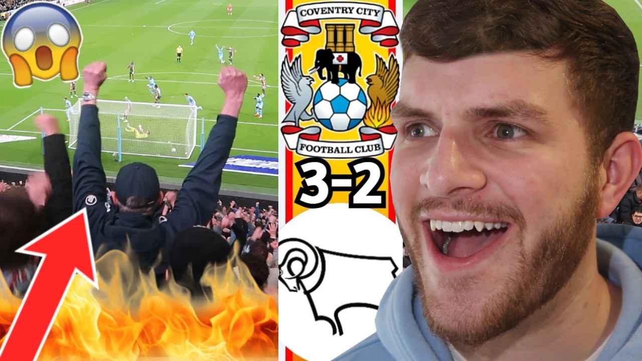 COVENTRY BEAT DERBY 3-2 IN PROMOTION THRILLER