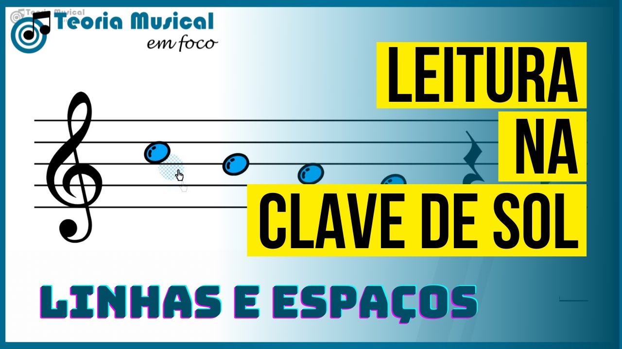 CLAVE DE SOL: Leitura Musical das Linhas e Espaços
