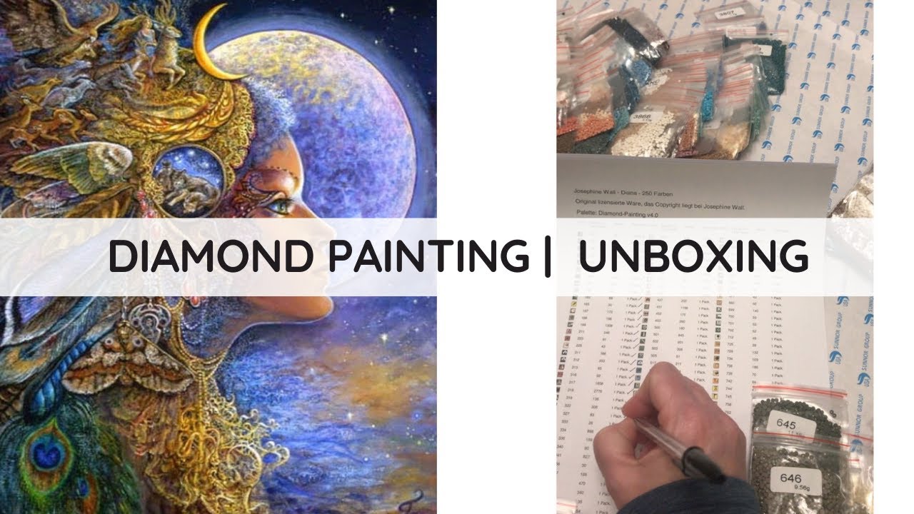 Diamond Painting - Unboxing | Diana by Josephine Wall - Diamond Painting Deutschland