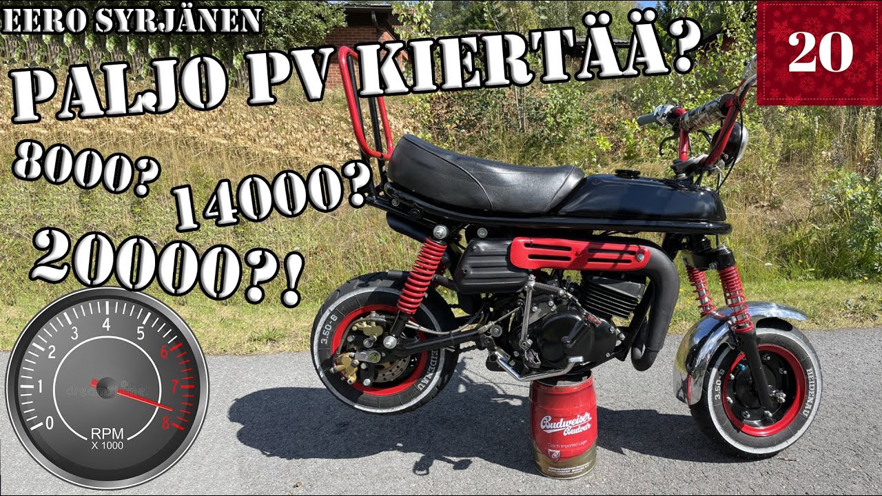 KIERROSLUKUMITTARI PV:SEEN || GARAGEVLOG#93 || LUUKKU 20