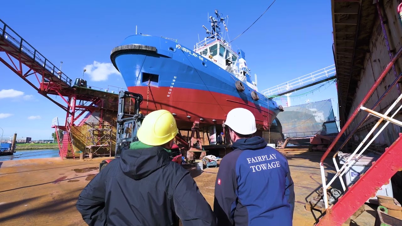 Dry Dock Tour - BREDO Werft, Cuxhaven / FAIRPLAY-38, FAIRPLAY-56, FAIRPLAY-50