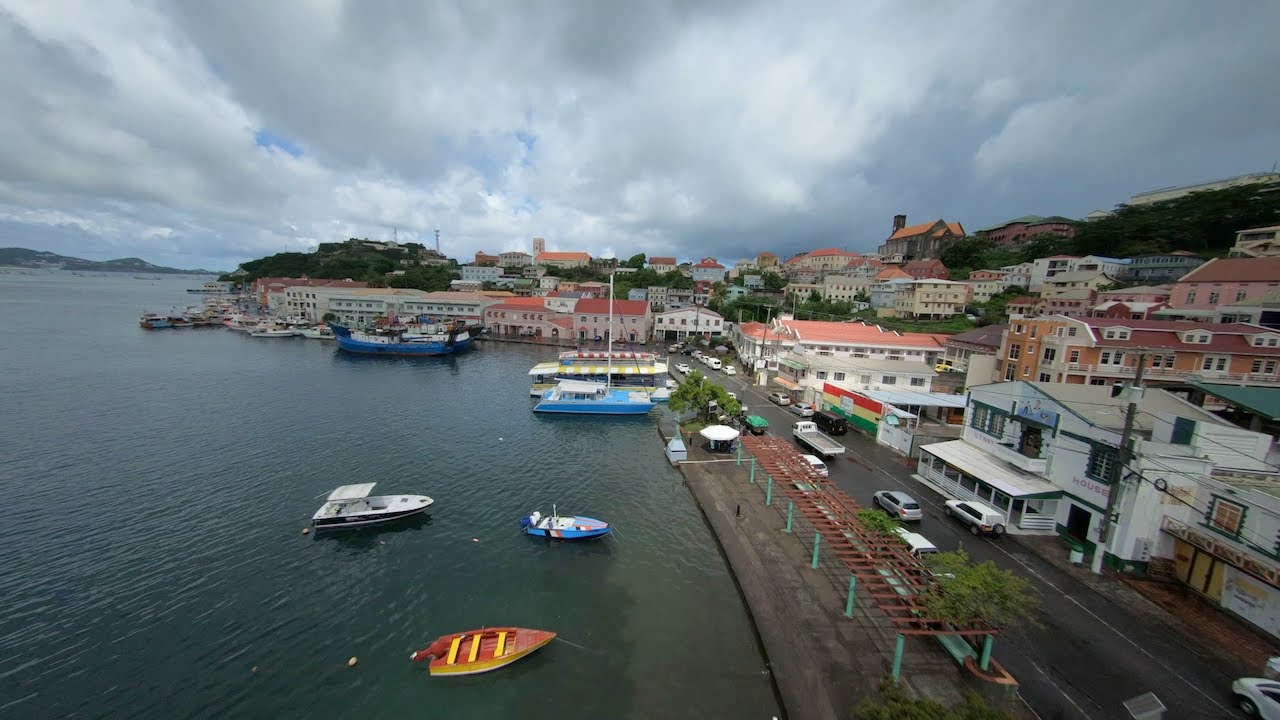 St  George's Grenada by FPV drone.