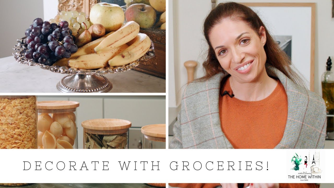 HOW TO DECORATE WITH GROCERIES