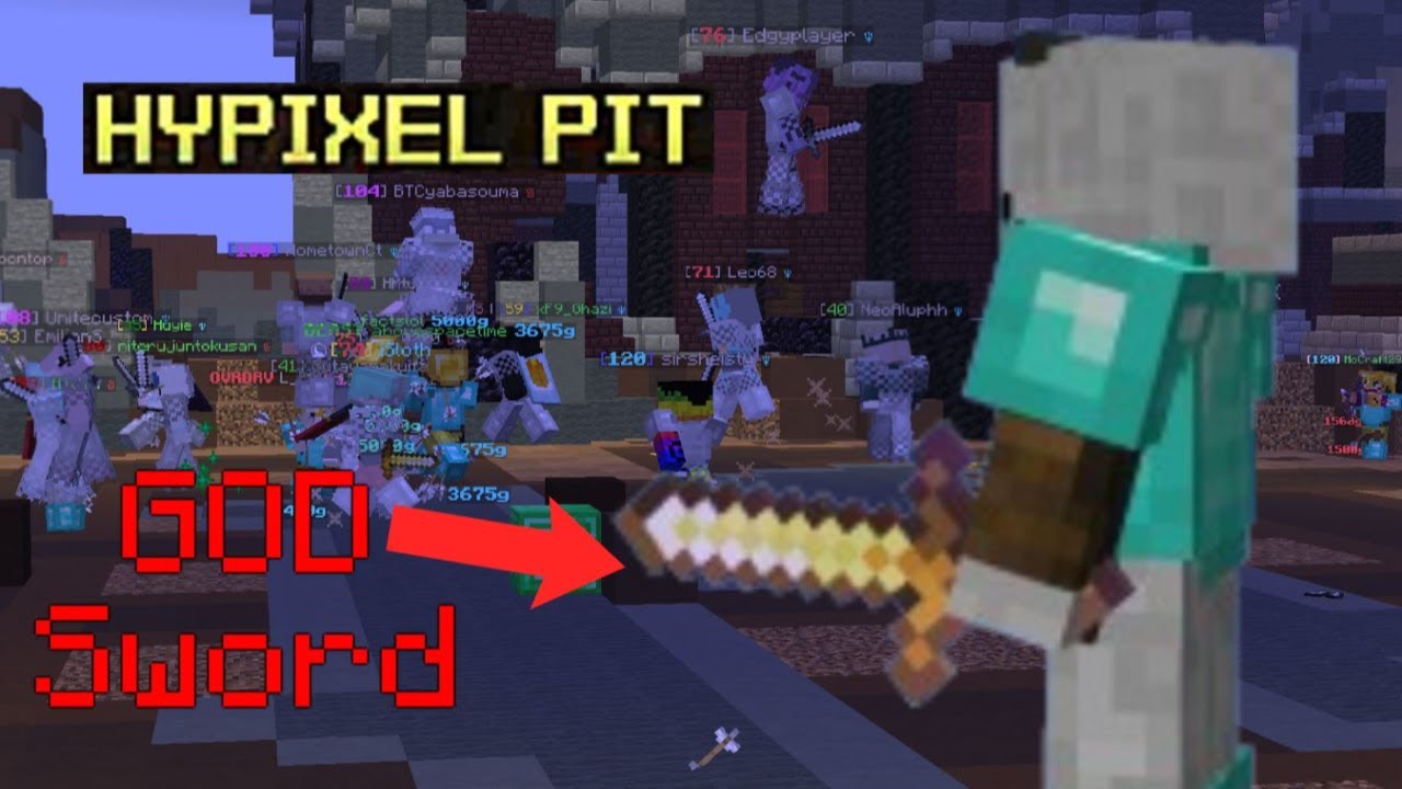 Hypixel pit's BEST sword