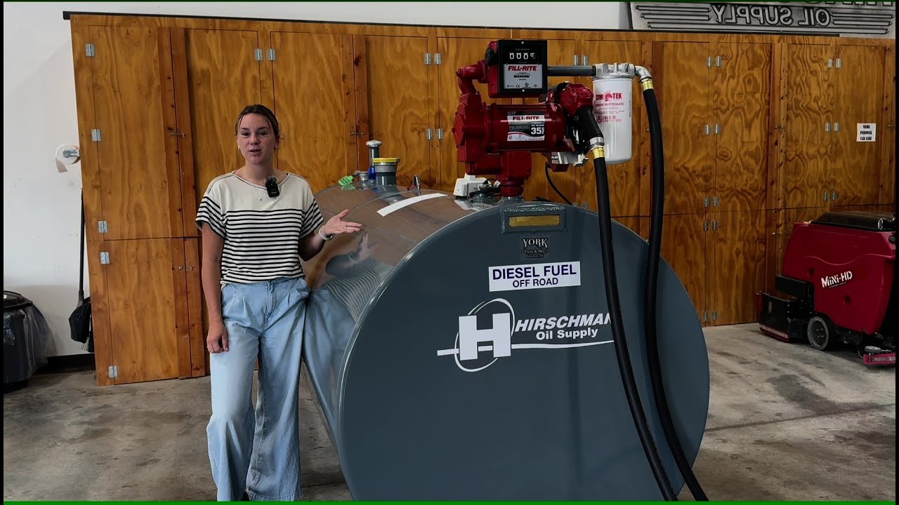 1000 Gallon Single Wall Fuel Tank Features & Options | Hirschman Oil Supply