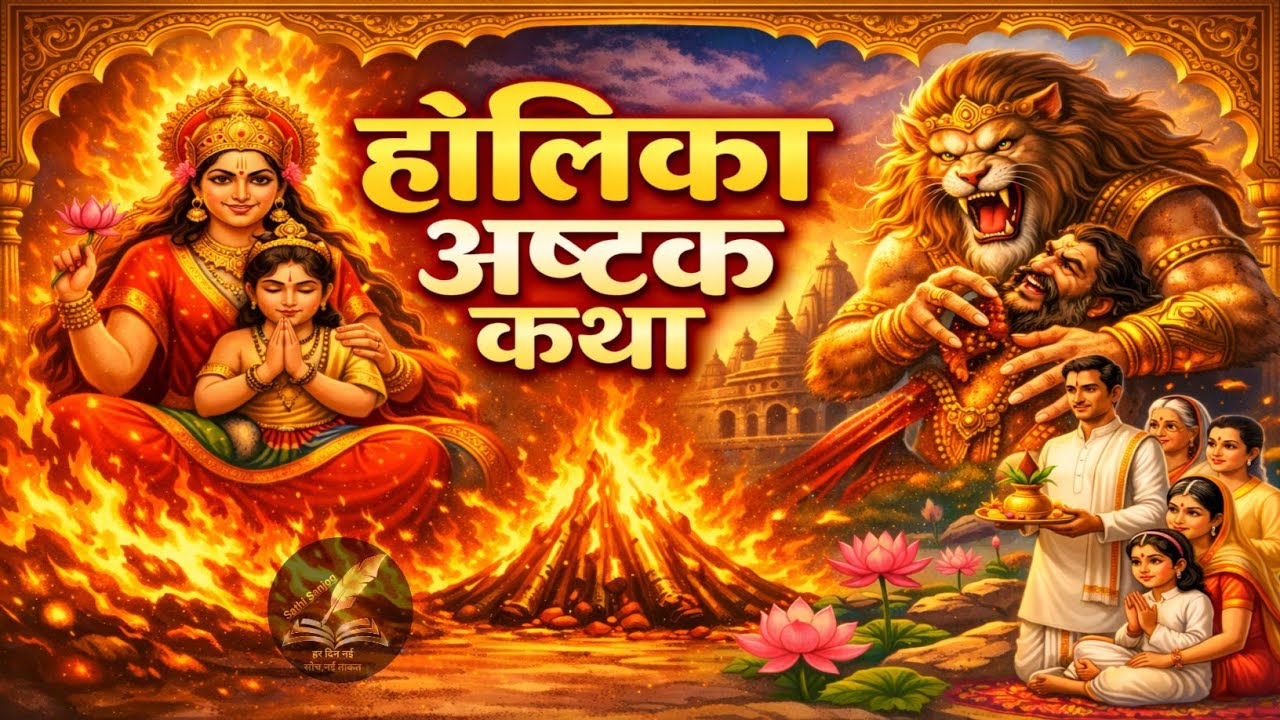 होलाष्टक की पौराणिक कथा | Holashtak Vrat Katha | Holashtak 2026 | एकादशी व्रत कथा | 🔥🔥