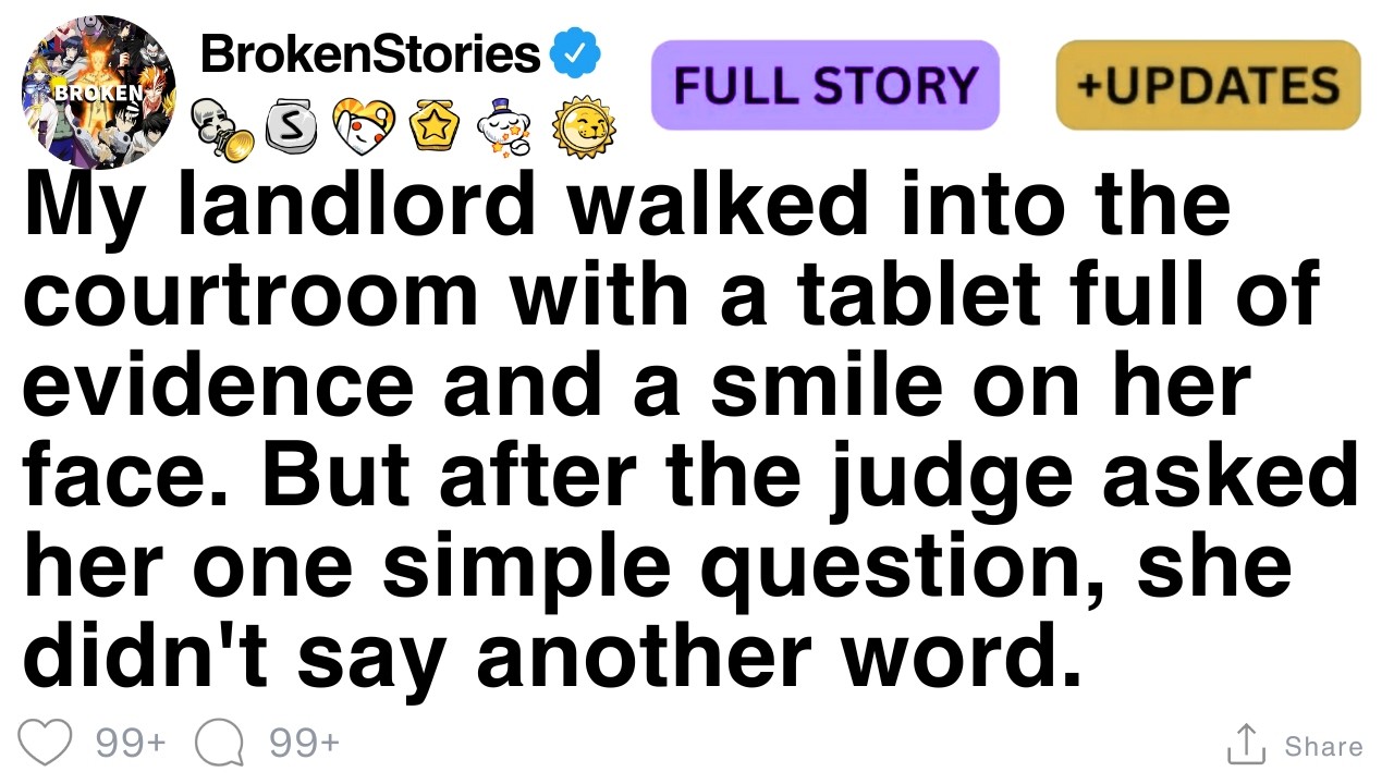 My landlord walked into court smiling with “evidence,” but one question silenced her. [FULL STORY]