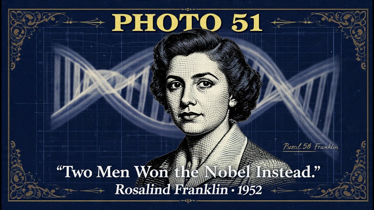 Rosalind Franklin: Her Photo 51 Proved DNA's Structure... Two Men Won the Nobel Instead