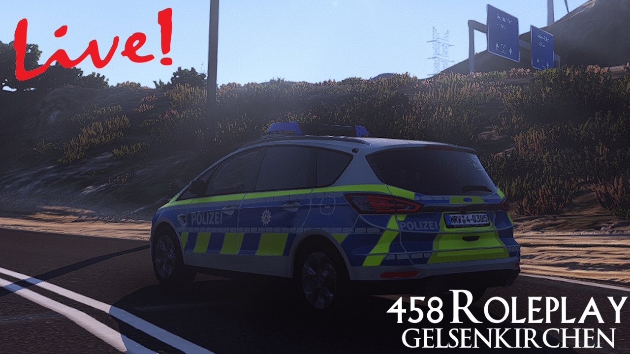 🔴LIVE🔴 Polizei hautnah: Talahon klaut E-Scooter | Polizei | FiveM | 458 Roleplay (Gelsenkirchen)