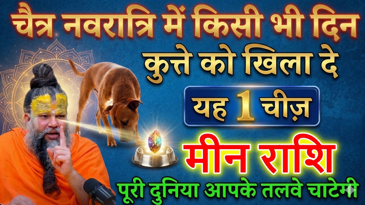 मीन राशि वालों चैत्र नवरात्रि में किसी भी दिन कुत्ते को यह 1 चीज खिला दो जिंदगी हमेशा बदल जाएगी