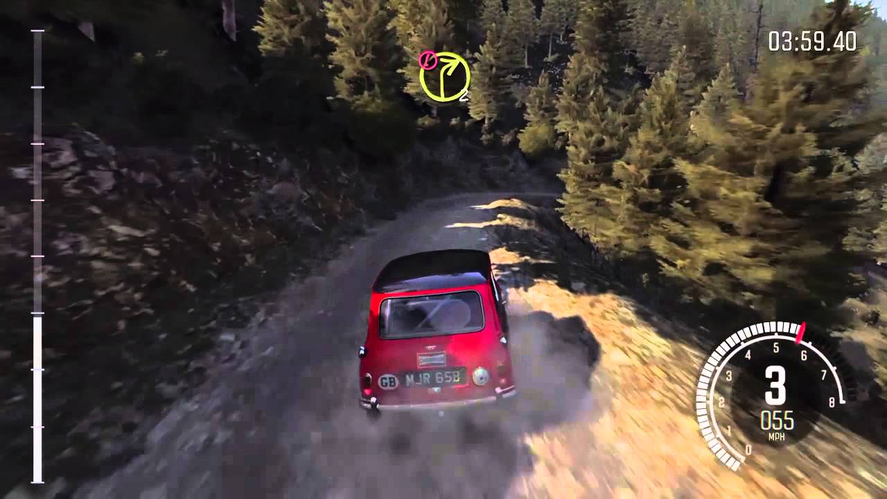 DiRT Rally First Major Crash- Mini Cooper S Rallye 1960