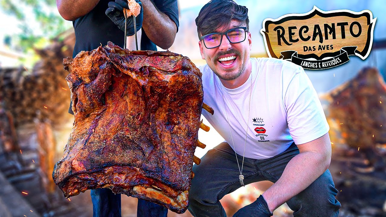 A DISNEY DO CHURRASCO - Costela fogo de chão c/ Buffet Mineiro à vontade