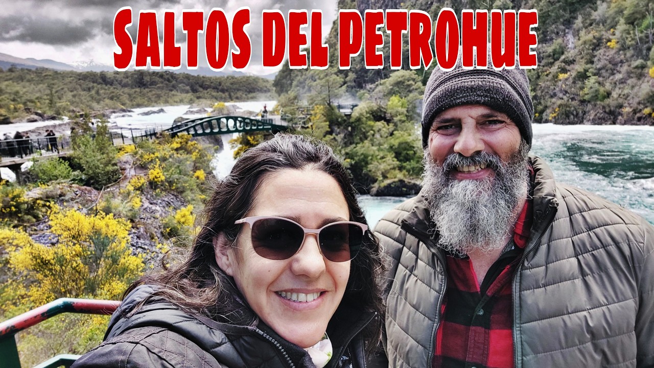 SALTOS DEL RÍO PETROHUÉ VIAJE EN MOTO POR CHILE #motovlog #motorcycle #viral #travel