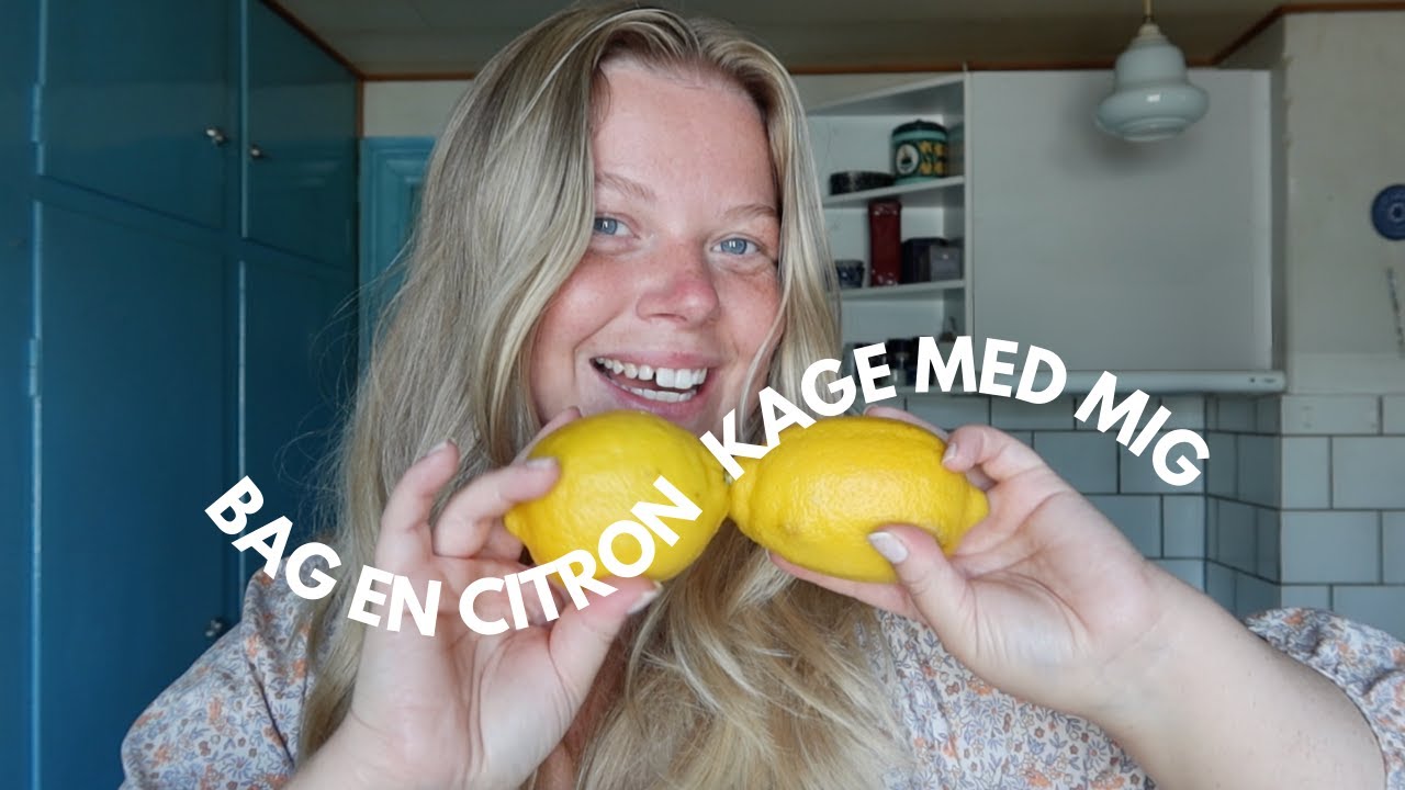 Bag en citron kage sammen med mig 🍋