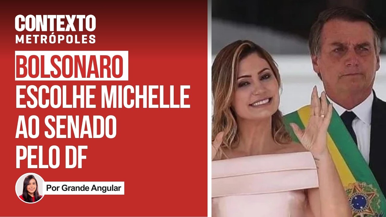 Eleições 2026: Bolsonaro escolhe Michelle e Bia Kicis como candidatas ao Senado no DF
