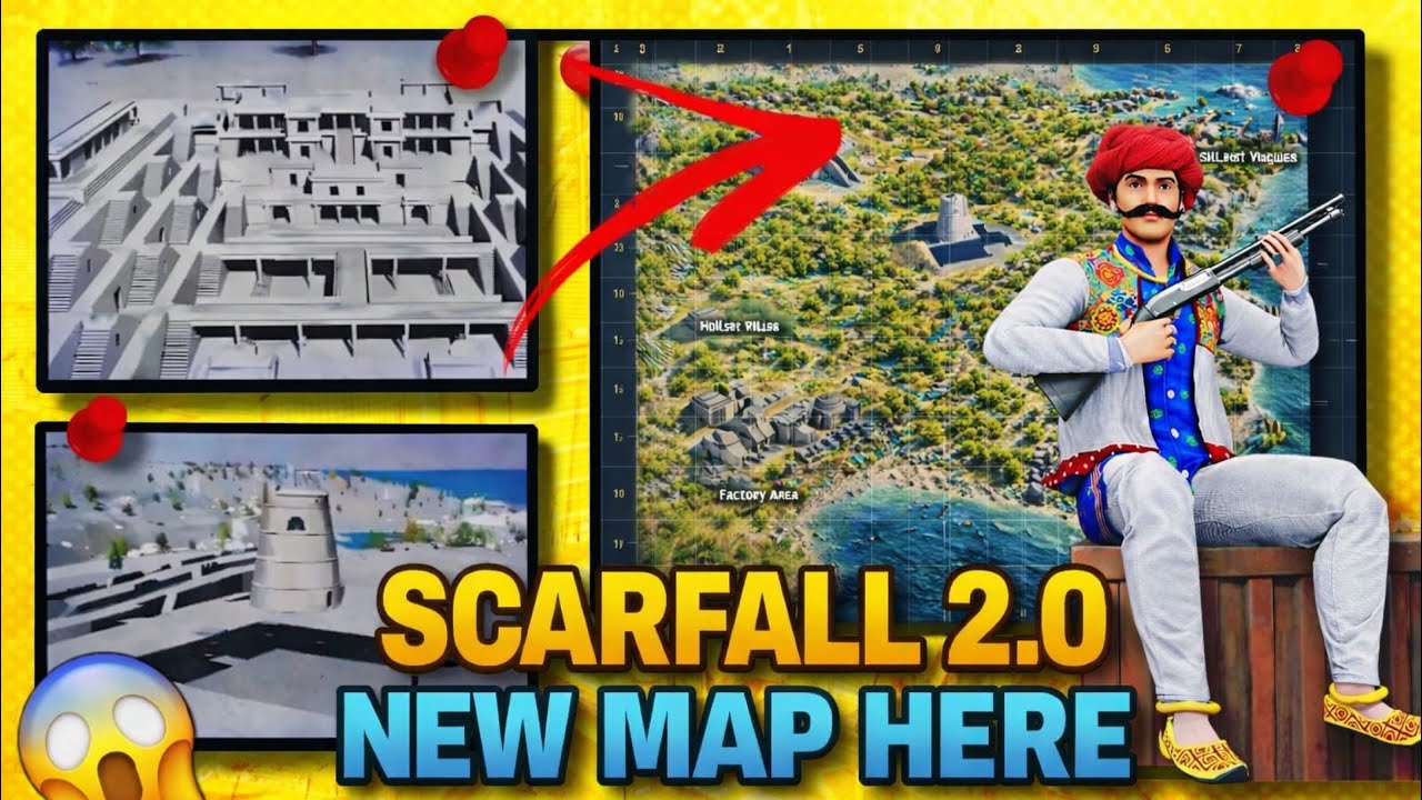 Scarfall 2.0 New Map Is Here 🤩 || Scarfall 2.0 New Update Leaks 🔥 