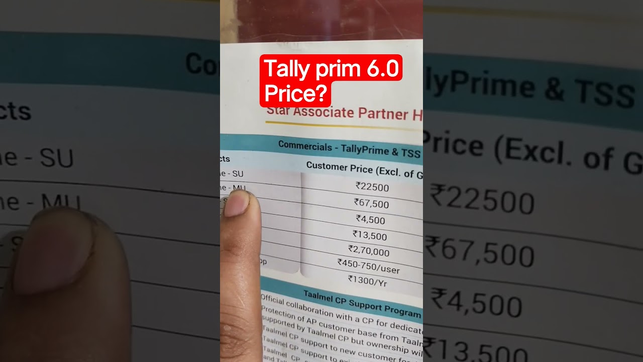 Tally prime price kya h? @TallySolutions  #tallyprime