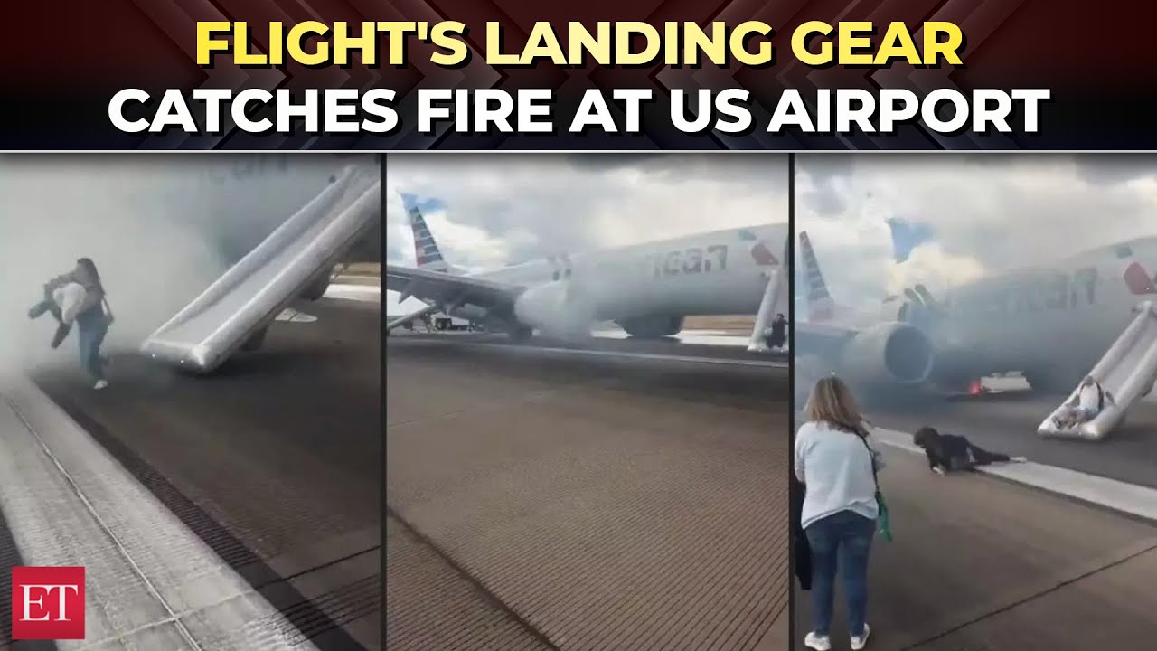 Denver incident: American Airlines Boeing 737 aborts takeoff as tire ignites, passengers evacuated