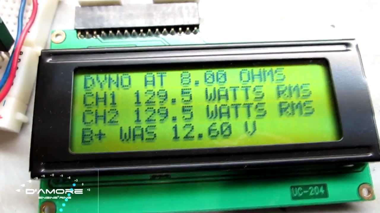 New Product! Amplifier Dyno! SMD / D'Amore Engineering AD-1 (video 1)