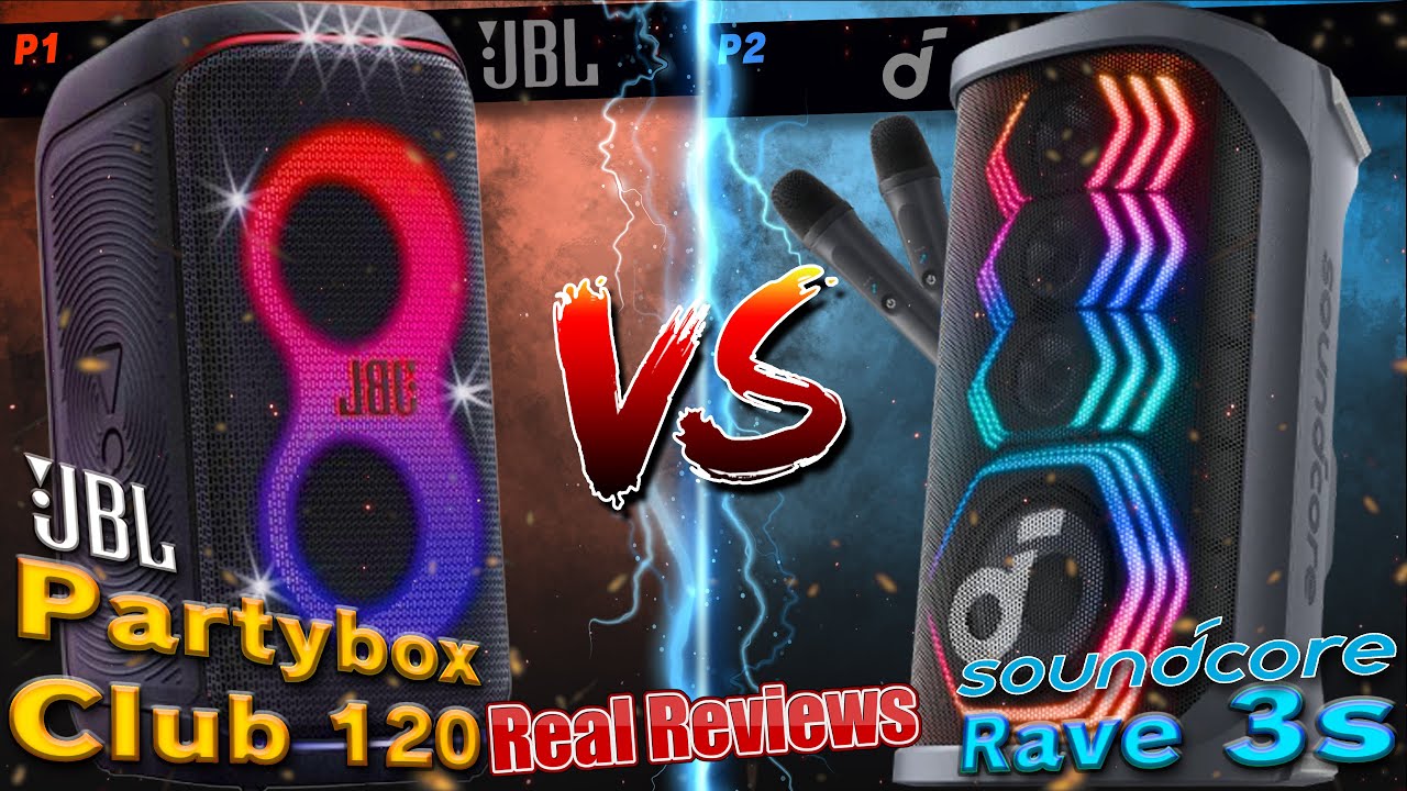 soundcore Rave 3S vs JBL Club 120 Features Comparison and Sound Test