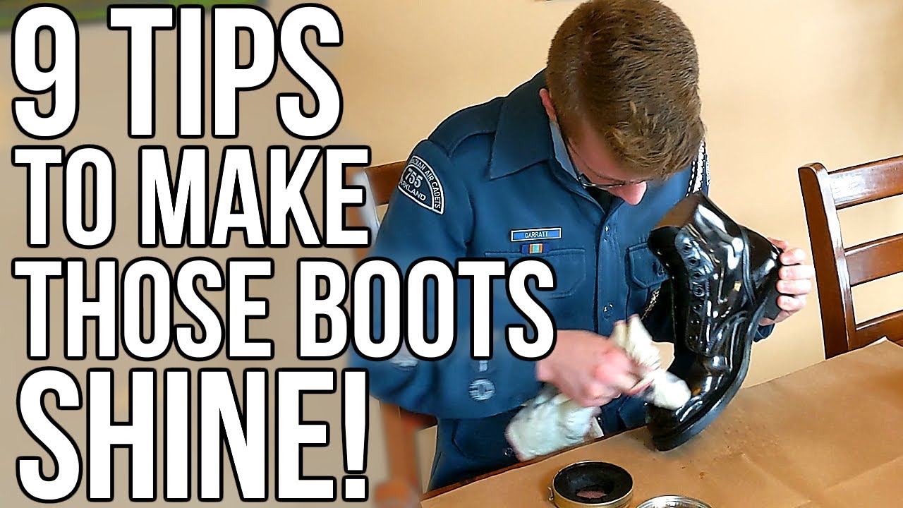 How to Polish Cadet Boots - 9 BOOT POLISHING TIPS FOR CADETS with your host WO2 Garratt
