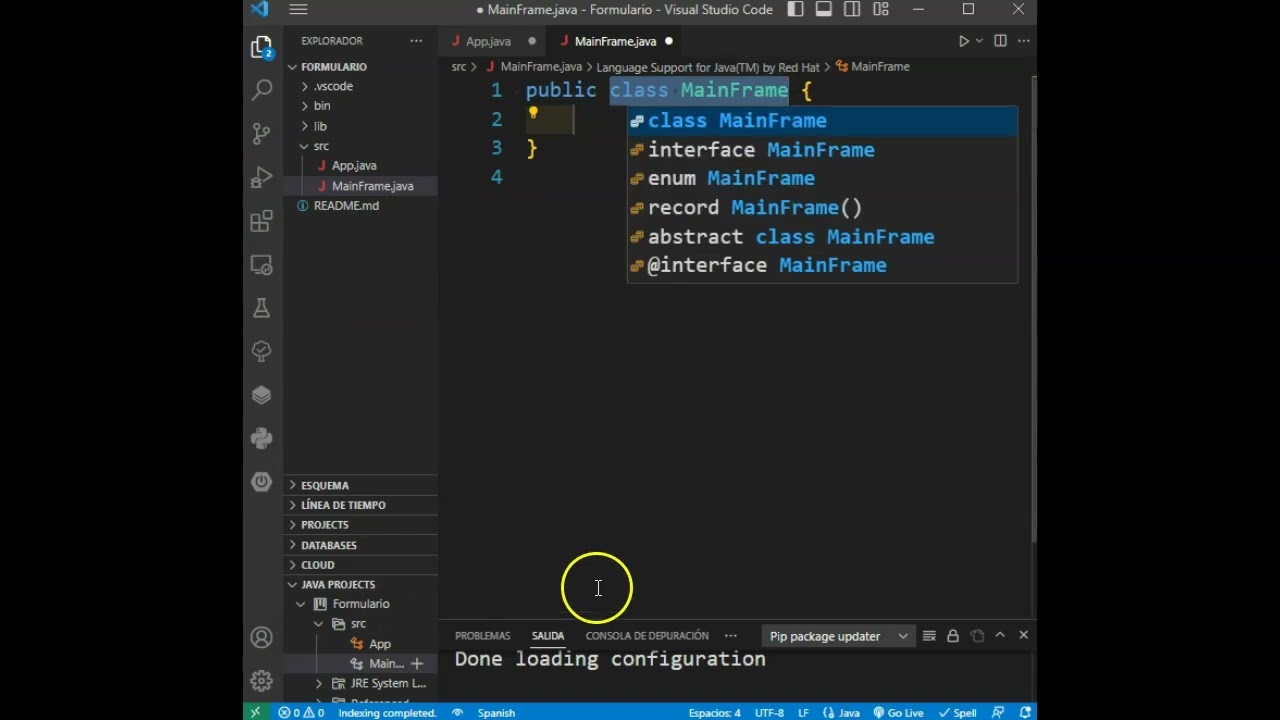 Interfaz gráfica en vsCode - 1ra parte
