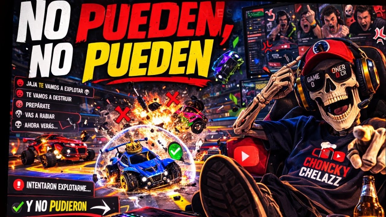No pueden, no pueden jajaa empezó una nueva rivalidad sana en las retas de Rocket League 