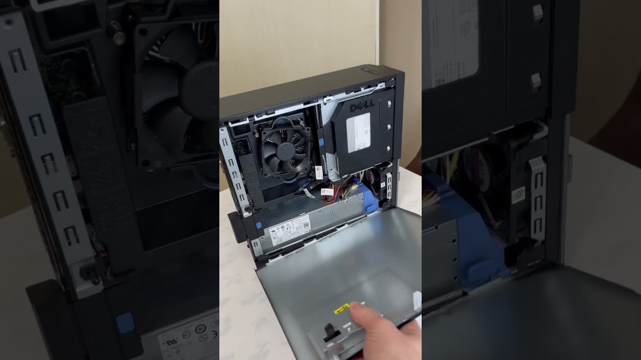 Optiplex 7020 side panel One Handed 👋 #pc #howto