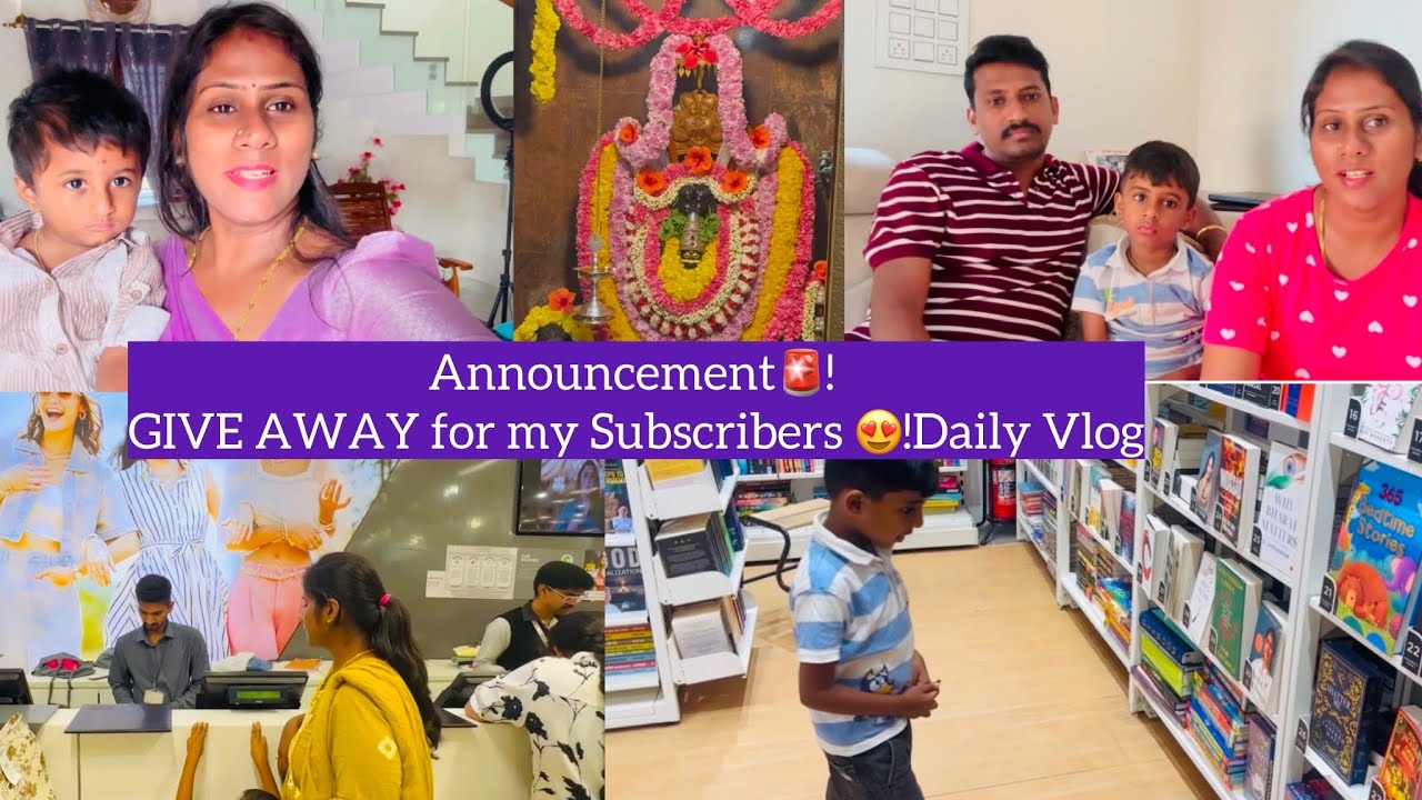 Announcement🚨! GIVE AWAY for my Subscribers 😍!Daily Vlog
