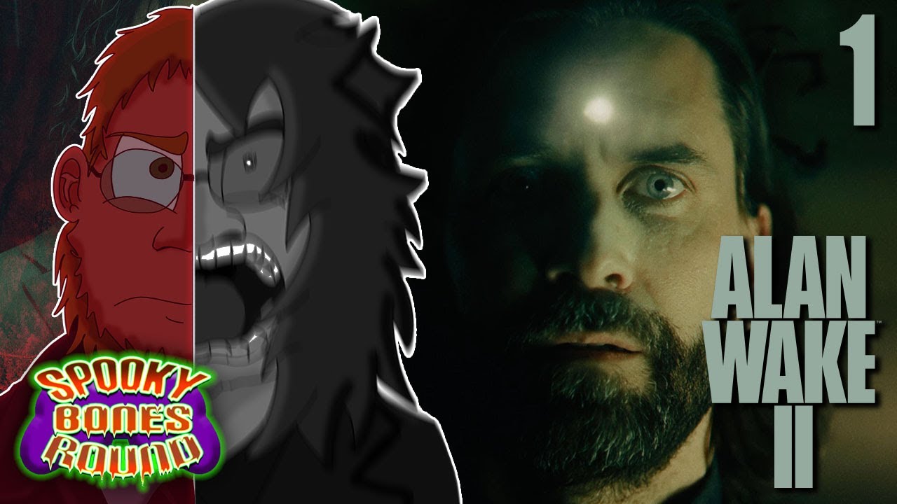 Alan Wake II PART #:1 Not a Bad Place to Get Murdered | Spooky Bones Round | Let's Play