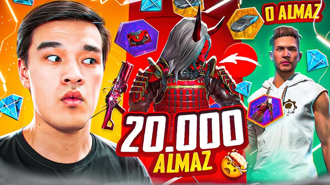 20.000 ALMAZGA 💎💎💎 AKKAUNT KUCHAYTIRDIM 🤩🤩 BUNAQA OMADLISI BOMAGAN / AKKAUNT PROKACHKA FREE FIRE