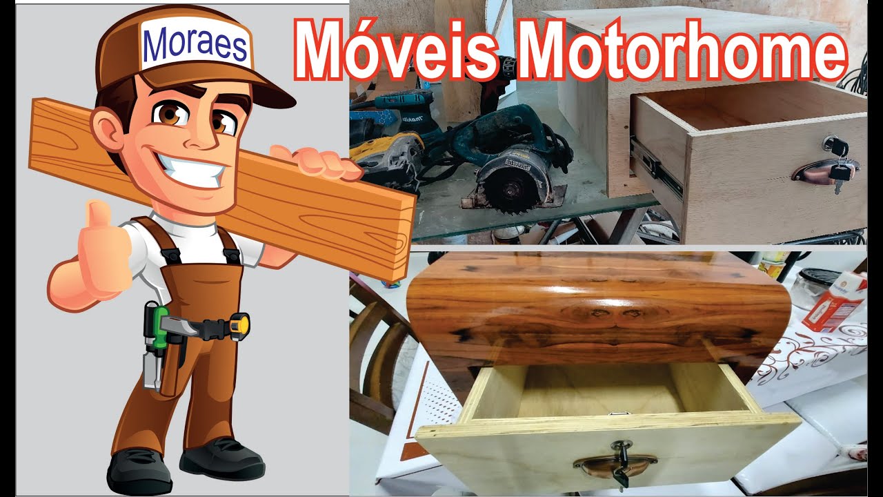 Veja como fazer os móveis pra Motorhome de Compensado Naval