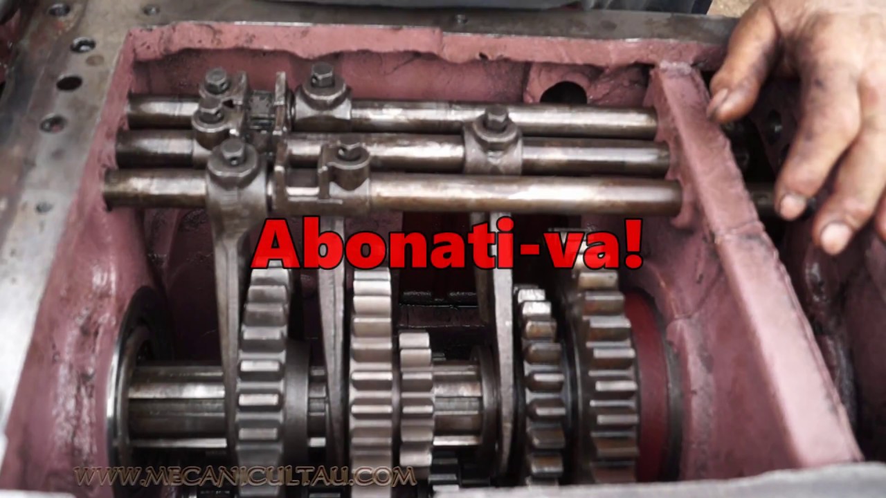 Gearbox Repair - Montare Ax Principal & Comenzile Cutiei de Viteza - Tractor U - 650M