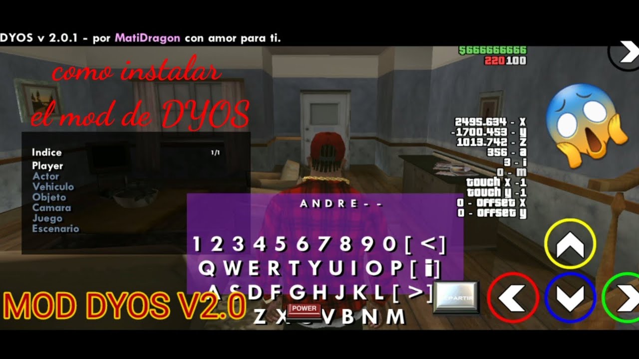 INSTALAR la nueva actualización de DYOS V2.0 para Gta San Andreas Android-bien explicado👍