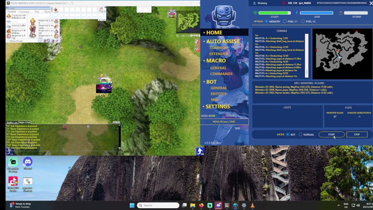 Nova-Ro Working Bot Nov.23,2025