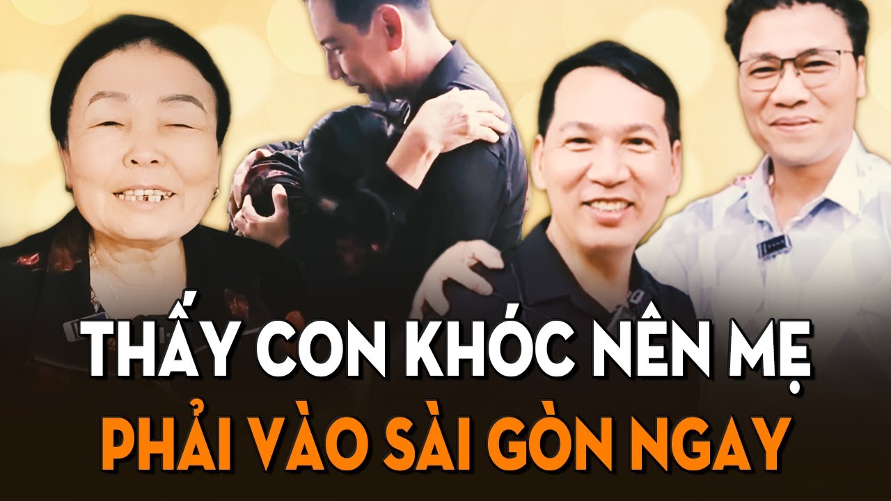 Cô Nga Hải Dương hội ngộ cs Thiên Long: Mẹ thấy con khóc, không cầm lòng được nên phải vào SG ngay