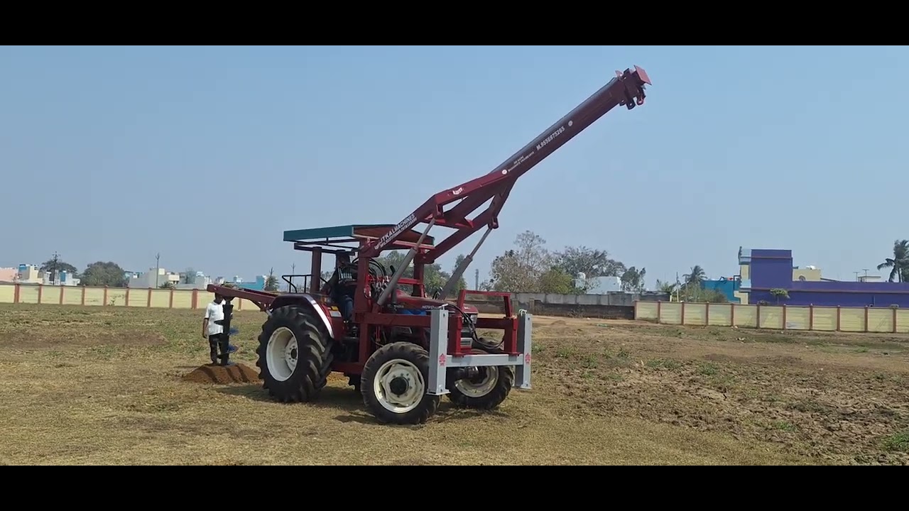 Utkial machine Postal digger Poll erection 