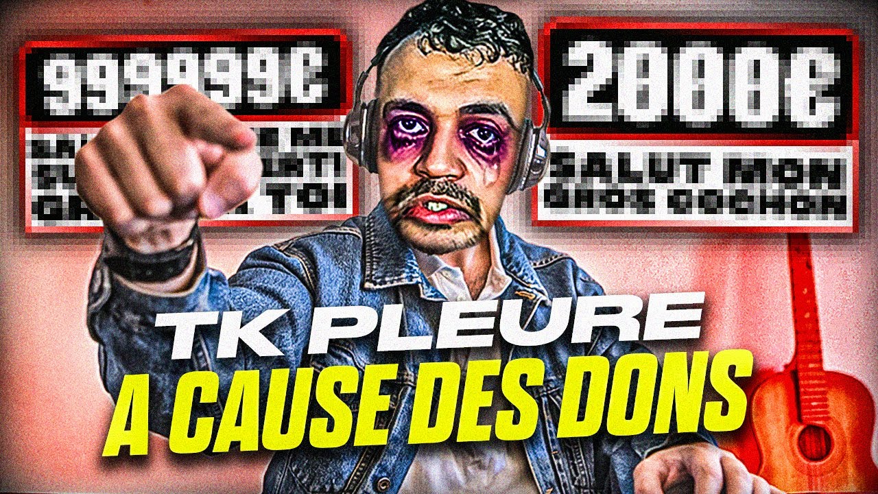 TK PLEURE LES DONS SONT HARDCORES 😭 IL PASSE LE PIRE LIVE DE SA VIE 🤬 - BESTOF THEKAIRI78