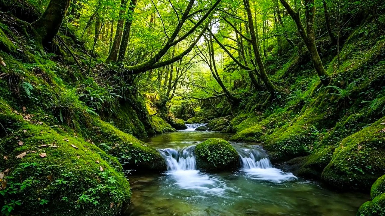 Fantastic Melodies of Nature,  Relaxing Forest Sounds, Birds Chirping, Stream Sounds, ASMR