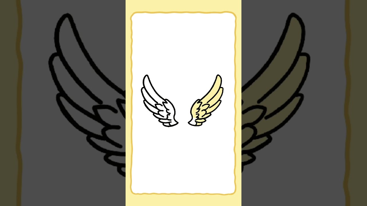Draw a wing 