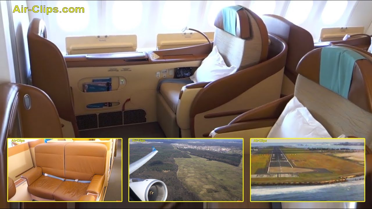 Oman Air A330 World's largest Business Class Seats to Maldives [AirClips full flight series]