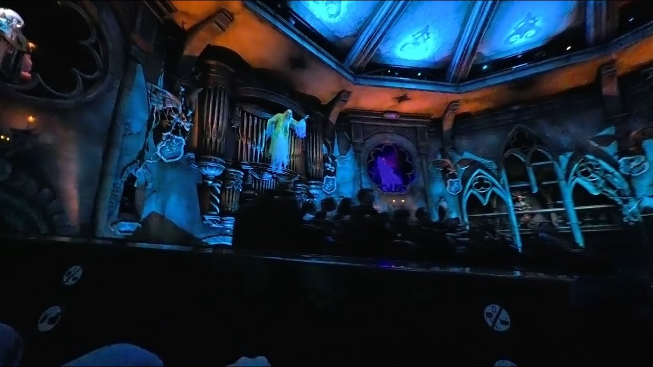 4K Efteling  Danse macabre bank 4 rij 1 ONRIDE  20-3-2025