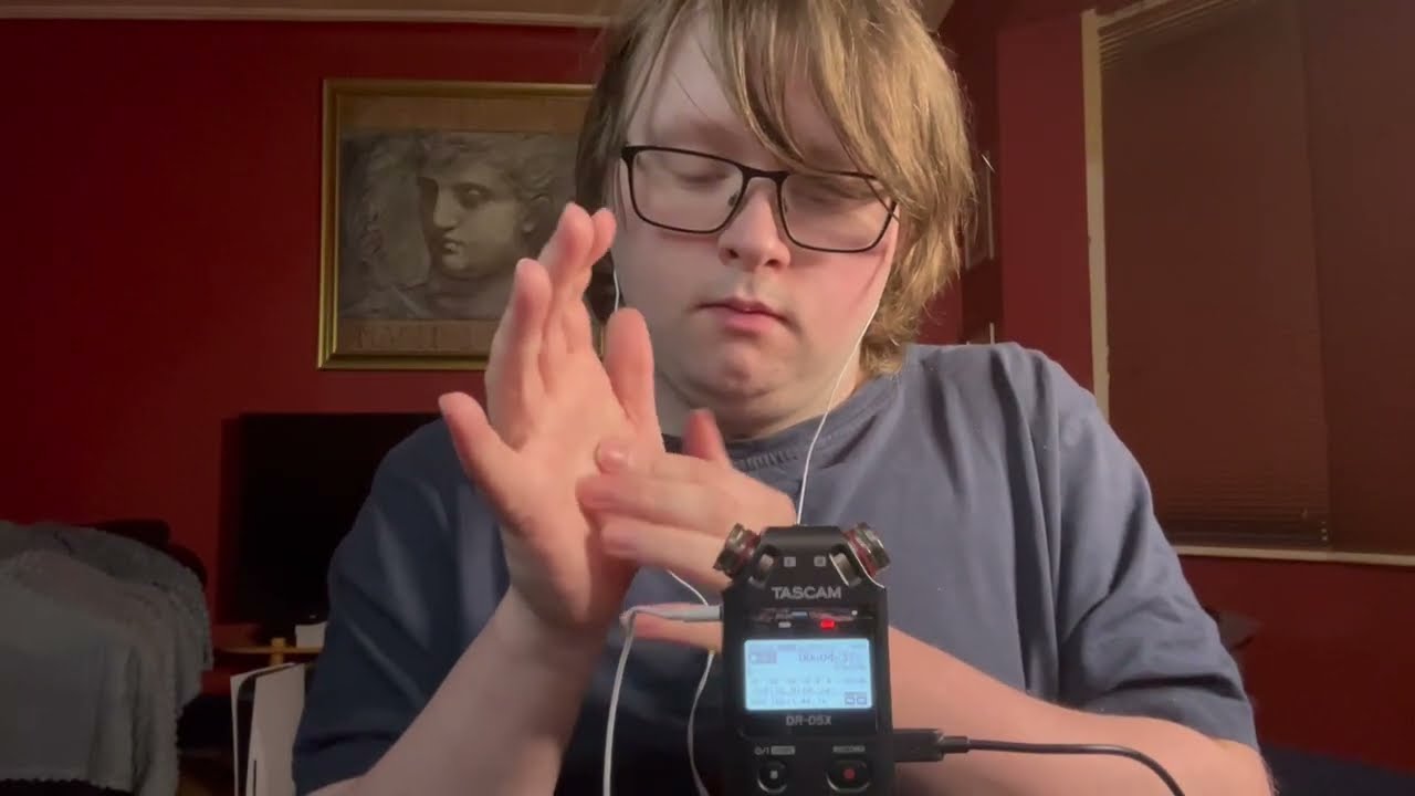 ASMR Relaxing Hand Sounds To Fall Asleep to 